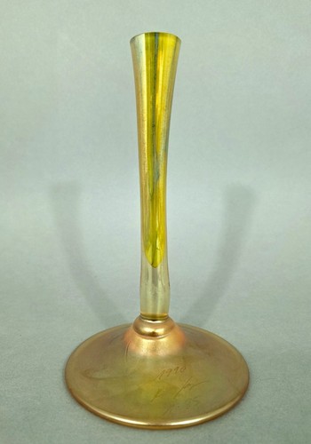 L0615 jugendstil glas vase - jugendstil,