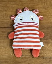 Sorgenfresser Saggo 24cm Worry Eaters,  orange weiß, gestreift, Schmidt 42311