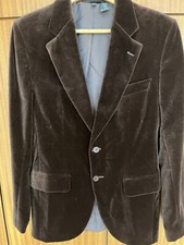 Zara Herren Samt Blazer/Sakko Gr.46 warmes Braun