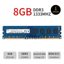 Für SKHynix 8GB 4GB 2GB DDR3 1333MHz PC3-10600U 2Rx8 1.5V 240Pin Desktop RAM DE
