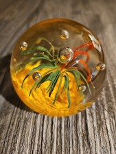 Briefbeschwerer Paperweight Glas Vintage Glaskunst