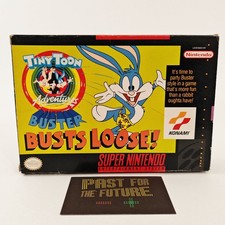 SNES Super Nintendo Tiny Toon Adventures Buster Busts Loose OVP CIB NTSC-U US