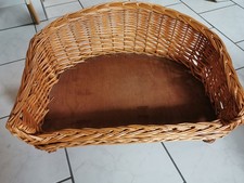 Hundebett Weidenkorb
