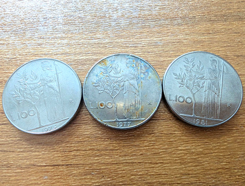 Italien 100 lire - 100, 1975