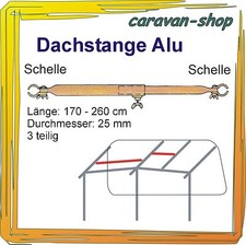Alu Dachauflagestange 25mm