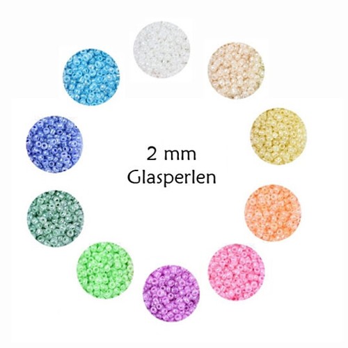Glasperlen seed beads 1mm - mm,