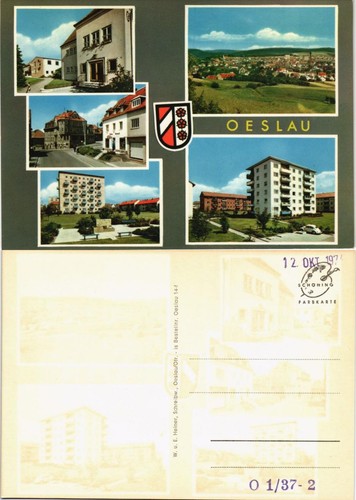 Ansichtskarte oeslau - ansichtskarte,