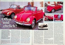 Oldtimer Markt 2073) Tips für VW Käfer Cabrio Gebrauchtwagenkäufer - ein interes