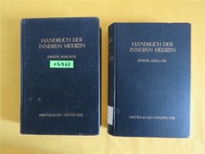 Handbuch der Inneren Medizin - Dritter Band - Erster & Zweiter  Teil - 1926