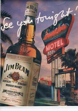 Jim Beam Werbeanzeige Werbung Jim Beam #1  NG 