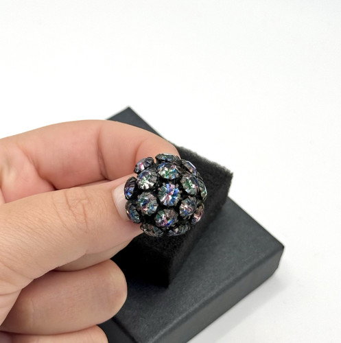 Rheinkiesel strass brosche - rheinkiesel,