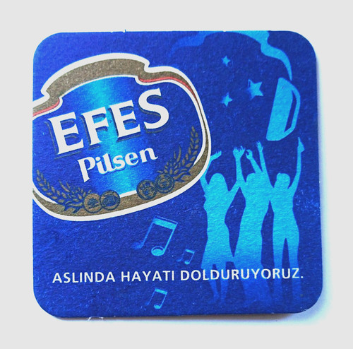 Bierdeckel efes pilsen - bierdeckel,