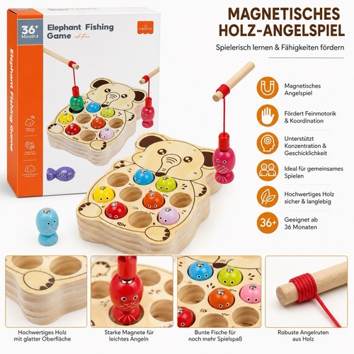 Holz angelspiel magnetspiel - angelspiel,