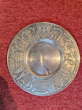 Reutlingen Vintage Zinnteller Gilde Wandteller Stadtwappen & Wahrzeichen | Deko 