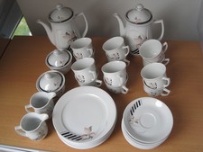 Set Kaffeeservice Winterling 40 tlg Marktleuthen Bavaria Lilie Tasse Untertasse
