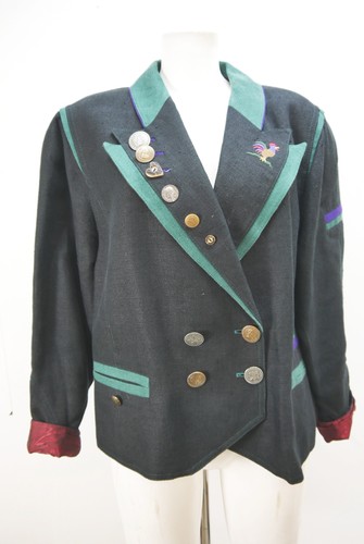 90er vintage leinen - leinen, blazer