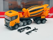 Herpa 309004 Scania CR ND 6x2 Betonmischer SZ kommunal orange in OVP
