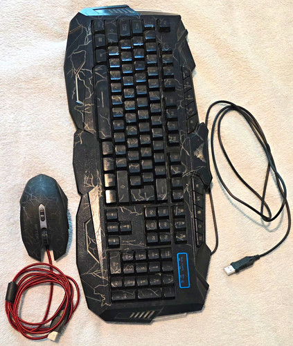 Mftek gaming set led - gaming,