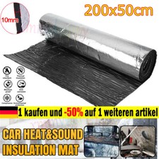10mm Alufolie 50x200cm Dämmmatte selbstklebend Anti Dröhn·Matte KFZ Dämmung DE