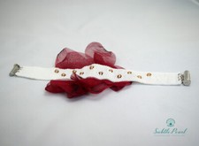 Handgefertigtes Armband ""Schneeflocke"" Peyote-Stich