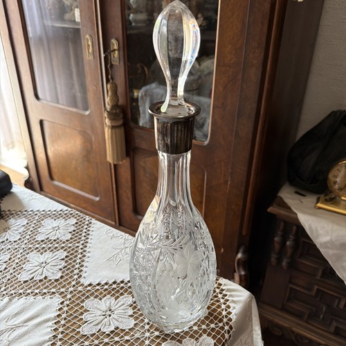Handgeschliffene glas karaffe - handgeschliffene,