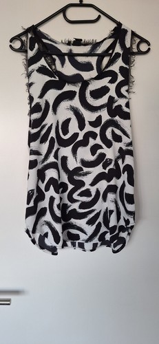 Blusen shirt schwarz weiss - h&m,