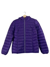 Street One Damen Steppjacke mit Kapuze Gr. 36/S Lila Casual Outdoor