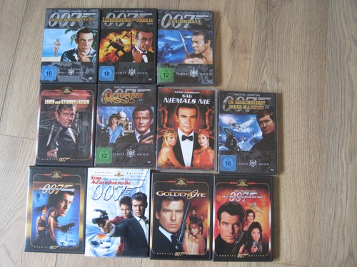 James bond 007 - james, dvds