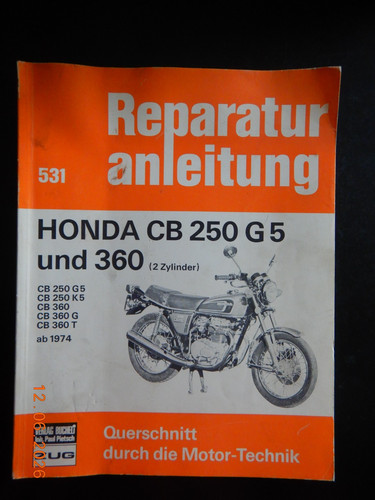 Reparaturanleitung honda cb250 - reparaturanleitung,
