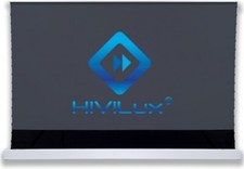 HiViLux - Beamerleinwand Projektorleinwand UST Boden Motor-Leinwand - 150" Zoll