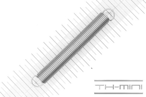 Zug feder 5mm - zug-feder, Öse