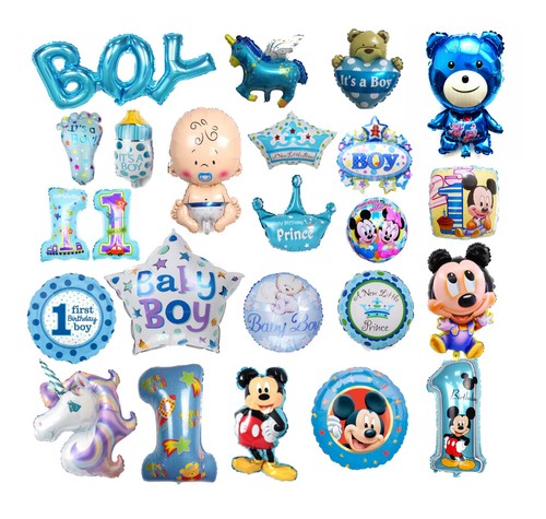 Babyshower folien helium - babyshower, folien&helium