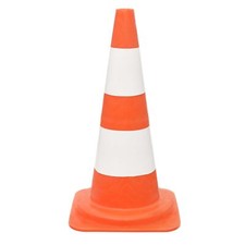 Wiltec Verkehrskegel 50cm Leitkegel Straßen Pylon Warnhütchen Warnkegel aus PVC