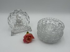 6 x Dessertteller Kristall Glasteller #G1000