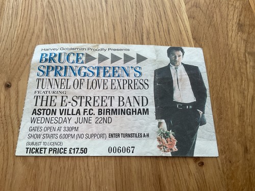 Bruce springsteen ticket - springsteen,