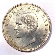 2 Mark 1912 Otto König von Bayern Silber