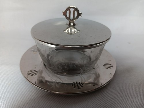 Jugendstil marmeladendose glas - jugendstil,
