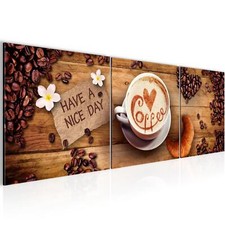 Wandbilder Set Kaffee Küche Moderne Bilder XXL Wohnzimmer  Coffee