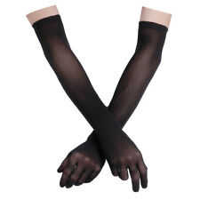 Damen Sheer Lang Handschuhe