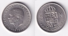Schweden 5 Kronen 1972