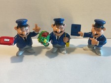 Werbefiguren Deutsche Post Evina Herzog 3 x Figur Telefon/ Sparbuch/ Blumen