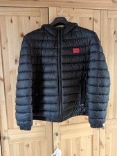 Hugo Daunen Winter Jacke Gr. L Schwarz Herren