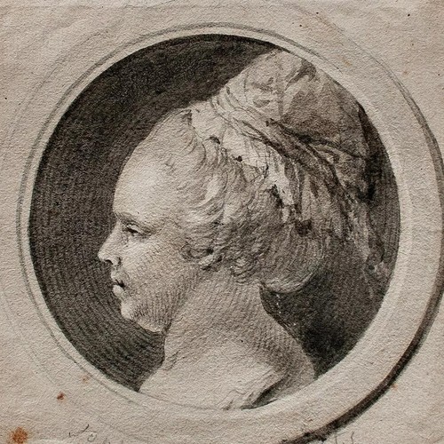Frauenporträt klassizismus - frauenporträt,