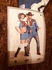 Cowgirl 3-teilig Damen Kostüm