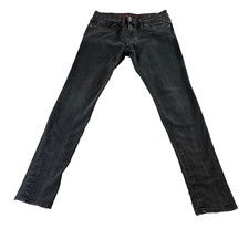 Tommy Hilfiger Herren Jeans W31 L32 * Slim Skinny dunkelgrau Stretch Faded Zip Fly