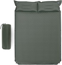Campingmatte 2 Personen & 2 Kissen Isomatte Selbstaufblasend Camping Doppelbett