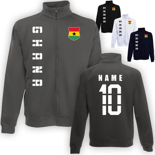 Ghana sweatjacke wunschname - sweatjacke,