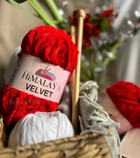 Strickfein Himalaya Dolphin Velvet super Bulky Chenille Garn Wolle strickgarn 10