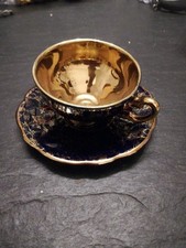 Alte Kobalt Sammeltasse Mokka