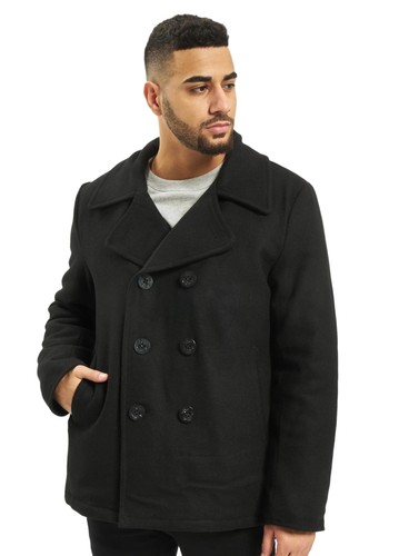 Pea coat colour black - size, l